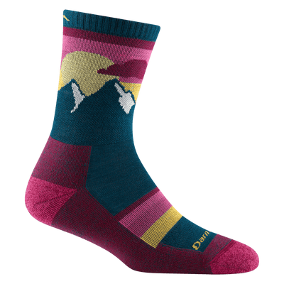 Sunset Ledge, Women's Lightweight Micro Crew with Cushion #5005 - Darn Tough - The Sock Monster