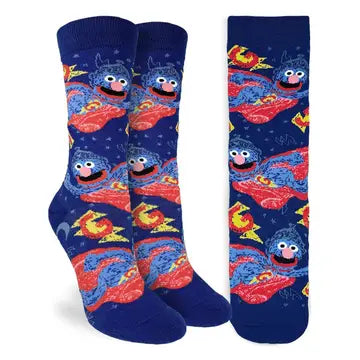 Super Grover | Sesame Street | Women's Active Fit Crew