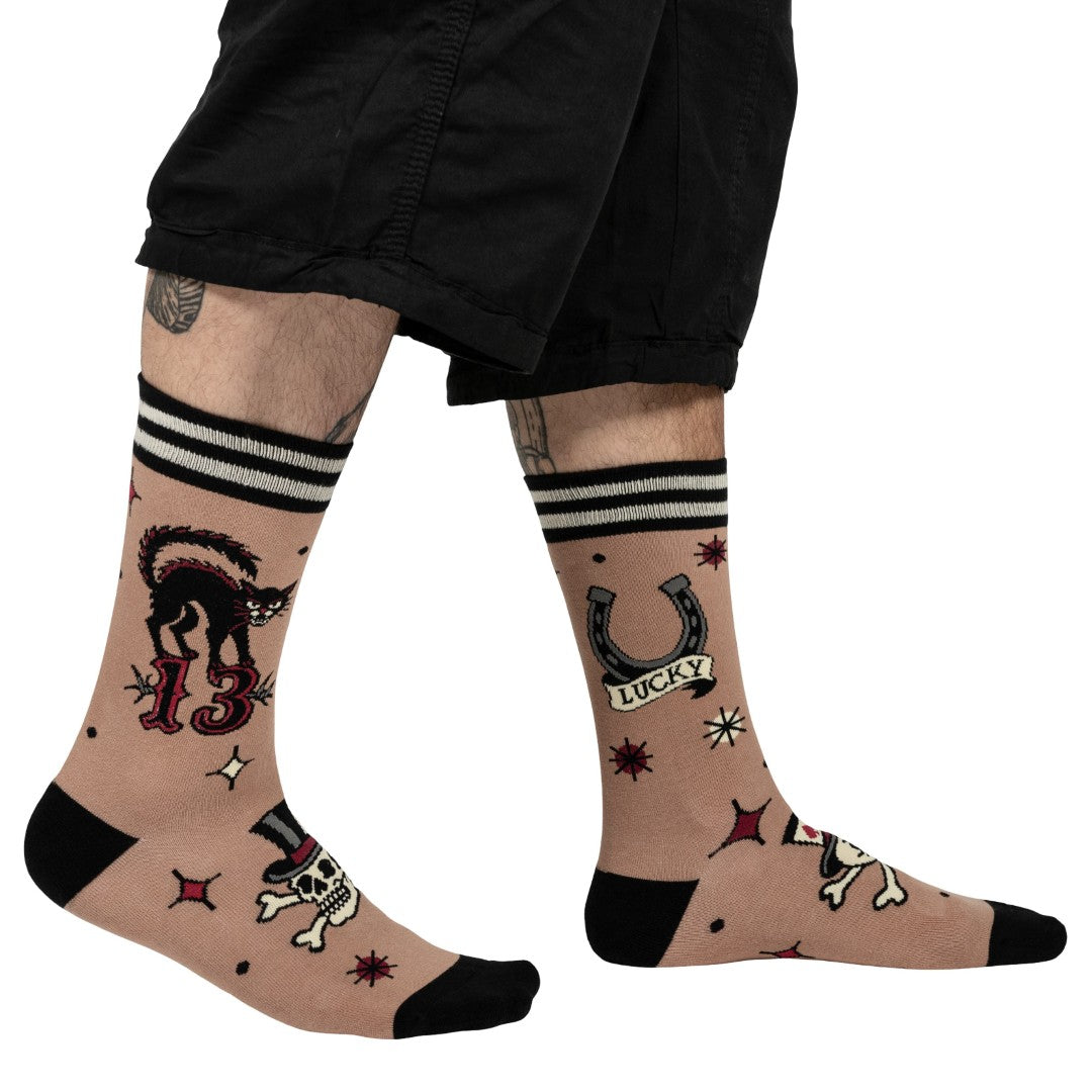 Superstitious Ink | Crew Socks