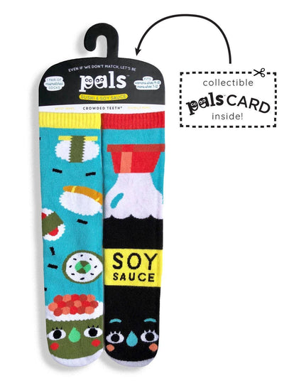 Sushi & Soy Sauce | Kids Socks | Mismatched Fun Socks - Pals Socks - The Sock Monster