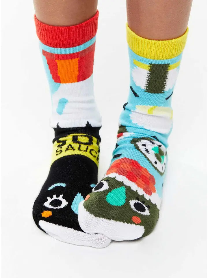 Sushi & Soy Sauce | Kids Socks | Mismatched Fun Socks