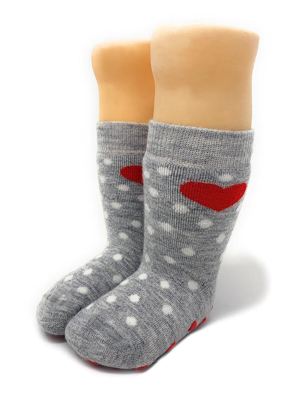 Sweetheart | Kids Thick Alpaca Socks | Non-Skid
