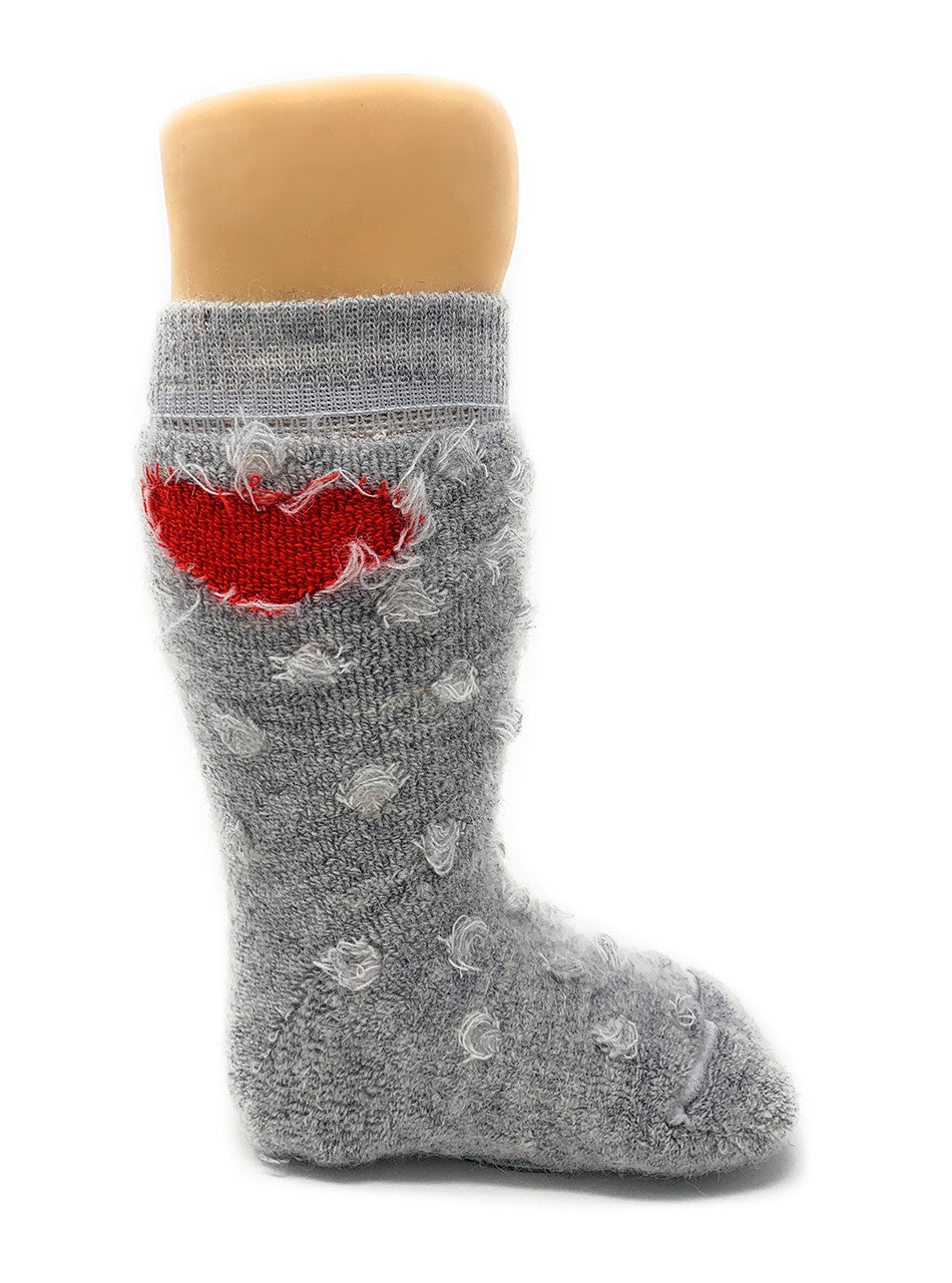 Sweetheart | Kids Thick Alpaca Socks | Non-Skid