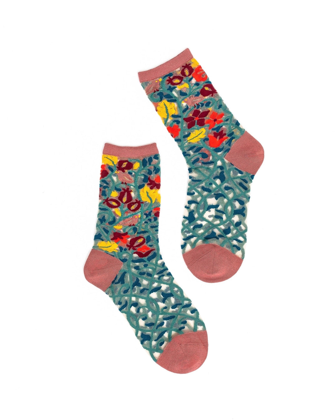 Tapestry Vines | Sheer Crew Sock