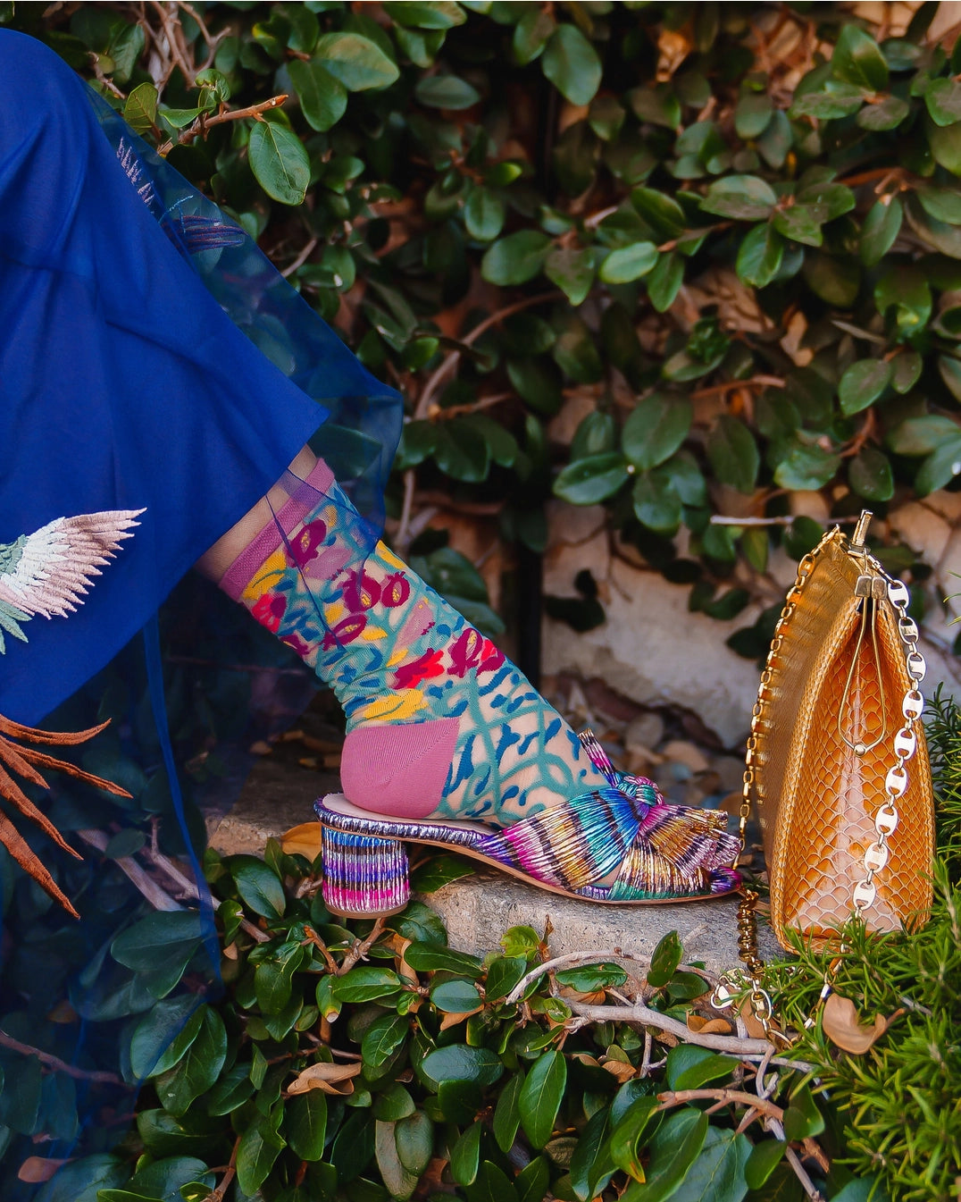 Tapestry Vines | Sheer Crew Sock