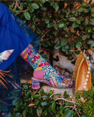 Tapestry Vines | Sheer Crew Sock