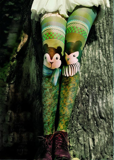 The 2 Zamis tights - Marie Antoilette - The Sock Monster