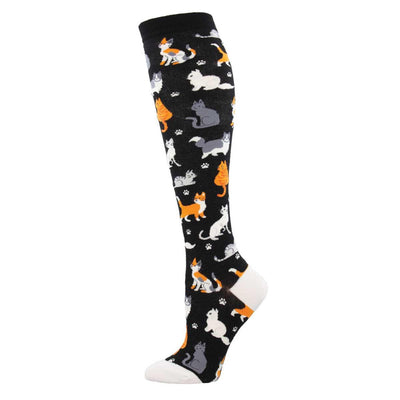 The Cats Meow, Women's Knee-high - Socksmith - The Sock Monster