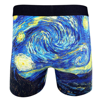 The Starry Night, Boxer Briefs - Good Luck Sock - The Sock Monster