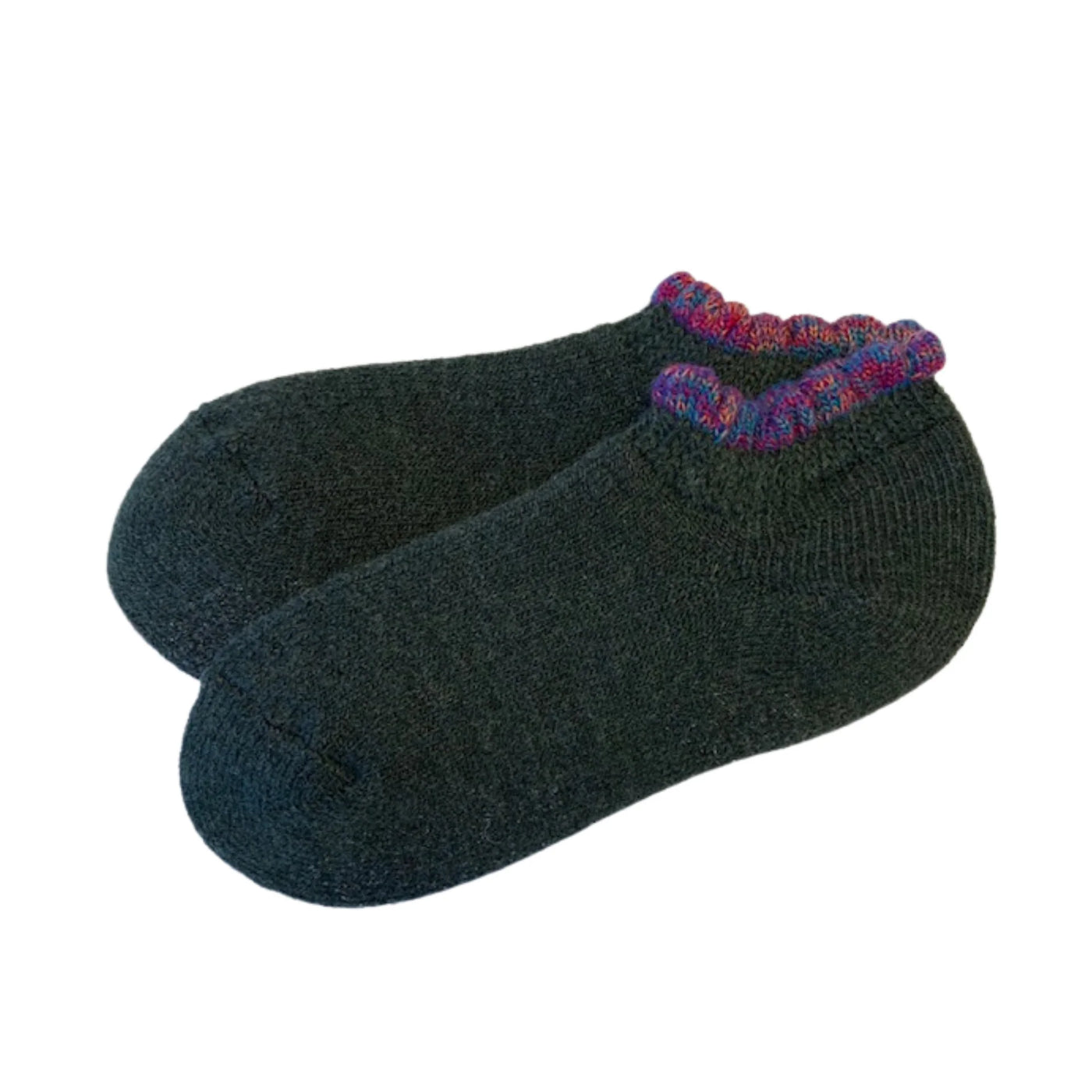 Handcrafted Slipper Socks | Thermal with Grips | Medium