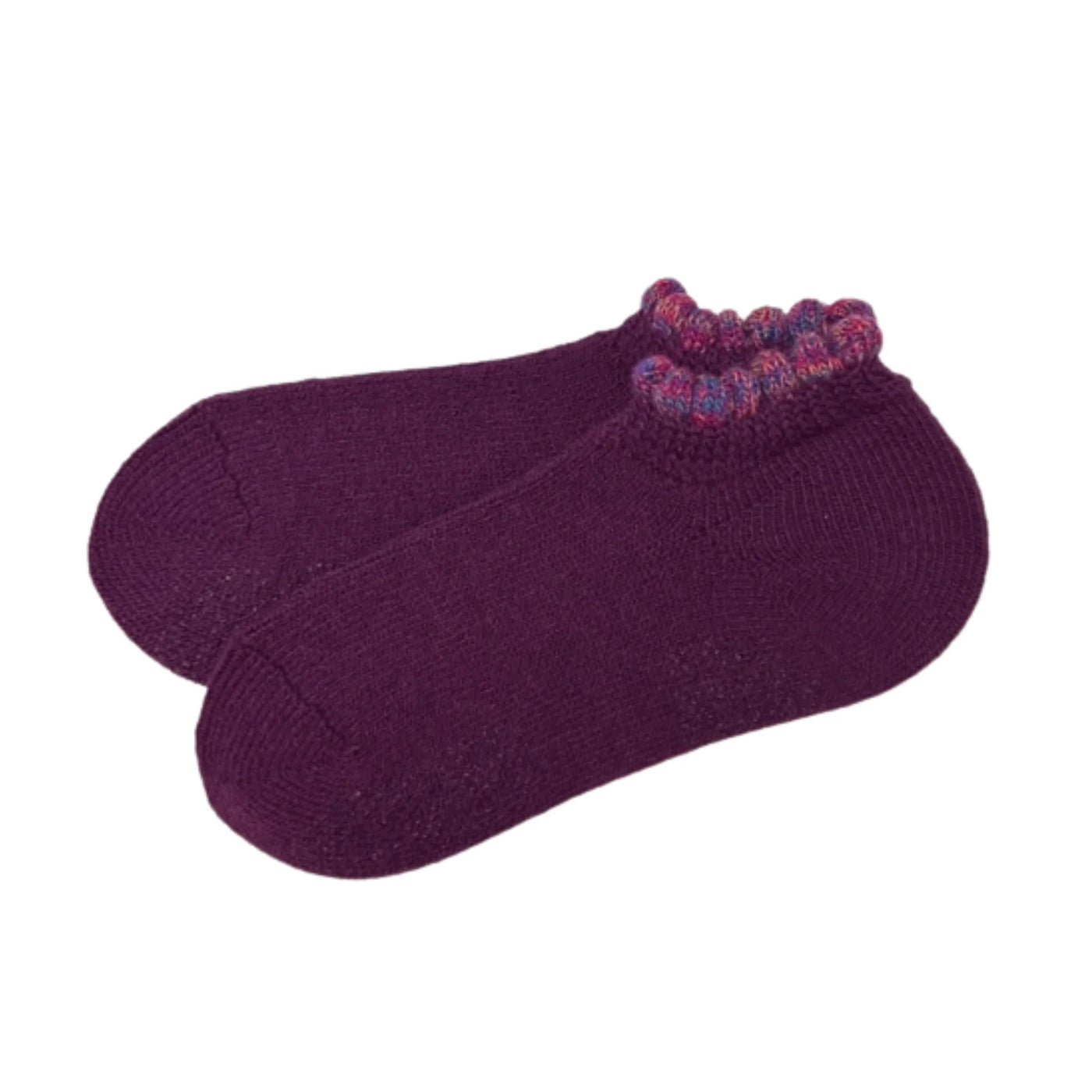 Handcrafted Slipper Socks | Thermal with Grips | Medium