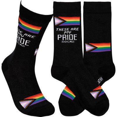 These Are My Pride Socks, Crew - Primitives By Kathy - The Sock Monster