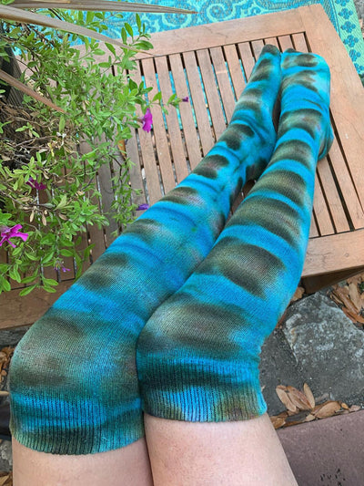Tie Dye Over the Knee Sock - Rockn Socks - The Sock Monster