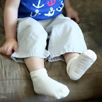 Toddler Anklet, 78.5% Organic Cotton, 3-Pack - Maggie's Organics - The Sock Monster