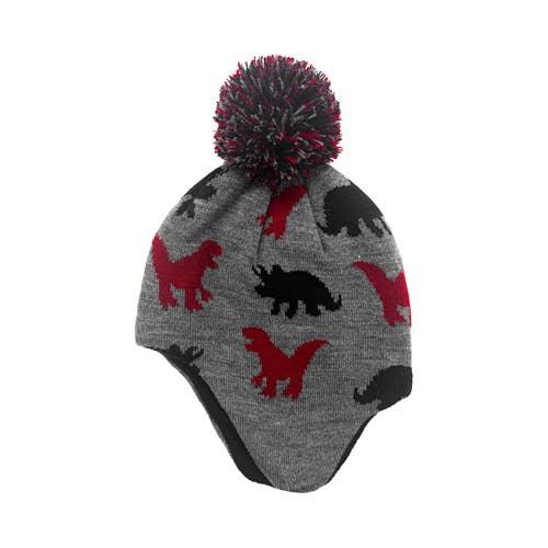 Toddler Dinosaur Acrylic Knit Hat - Grand Sierra - The Sock Monster