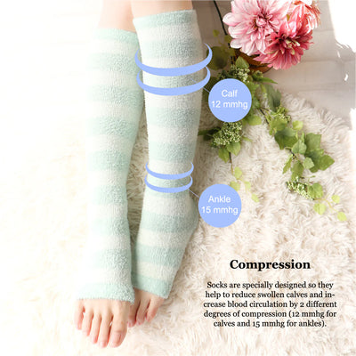 Toeless Compression Socks | Knee-high