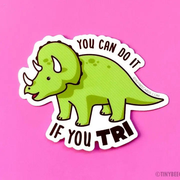 You Can Do It If You Tri | Vinyl Sticker