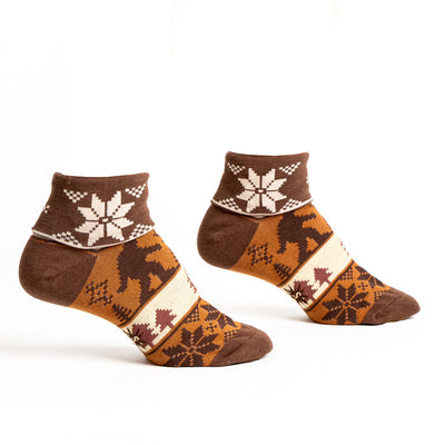 The Big-Foot Lebowski | Women's Turn Cuff Crew