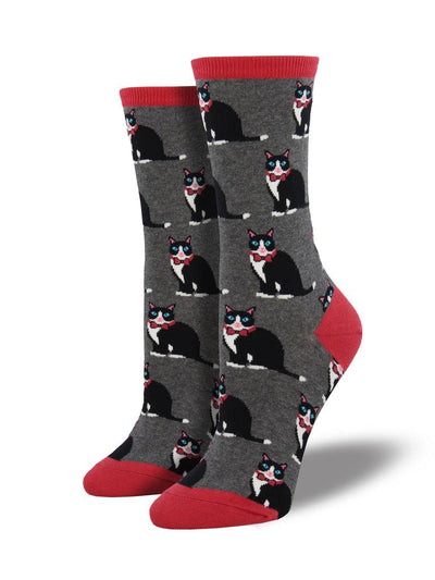 TUXEDO CATS, Women's Crew - Socksmith - The Sock Monster