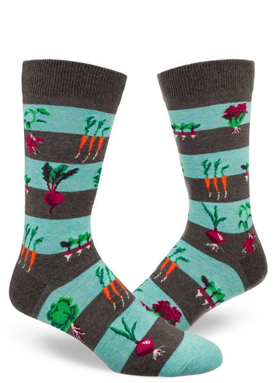 Vegetable Garden, Men's Crew - ModSock - The Sock Monster