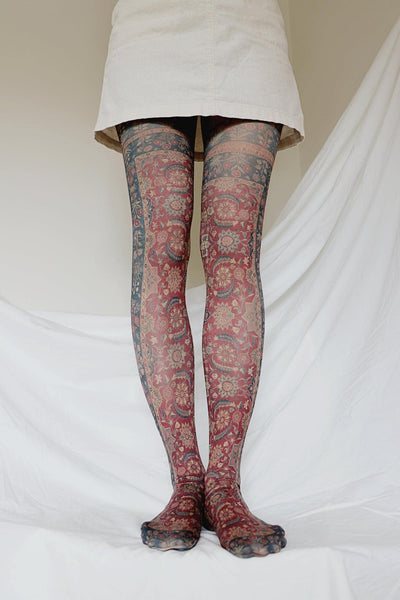 Vines and Blossom | The Metropolitan Museum of Art | Printed Tights - Tabbisocks - The Sock Monster
