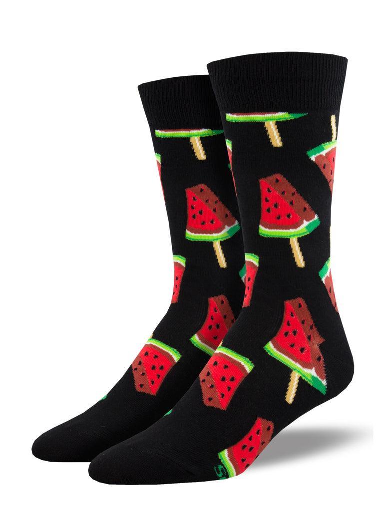 WATERMELON POPS, Men's Crew - Socksmith - The Sock Monster