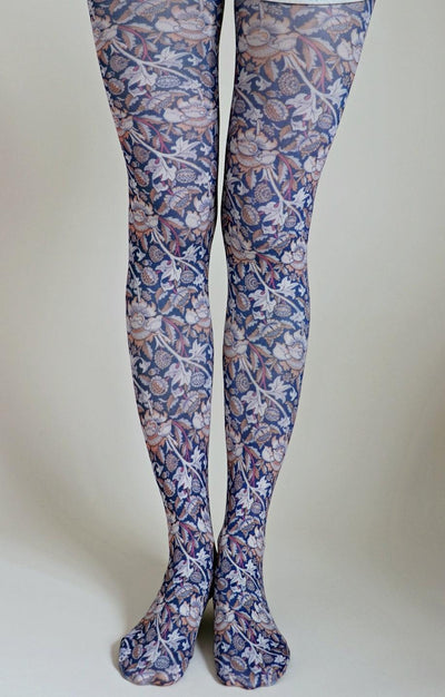 Way by William Morris | Printed Tights - Tabbisocks - The Sock Monster