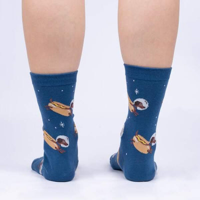 Weiner Dogs, In Space! Crew Socks - Sock It To Me - The Sock Monster