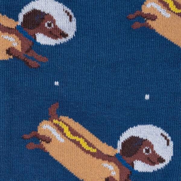 Weiner Dogs, In Space! Men's Crew Socks - Sock It To Me - The Sock Monster