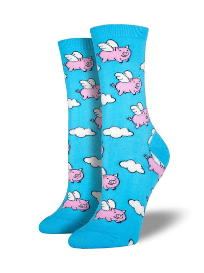 WHEN PIGS FLY, Women's Crew - Socksmith - The Sock Monster