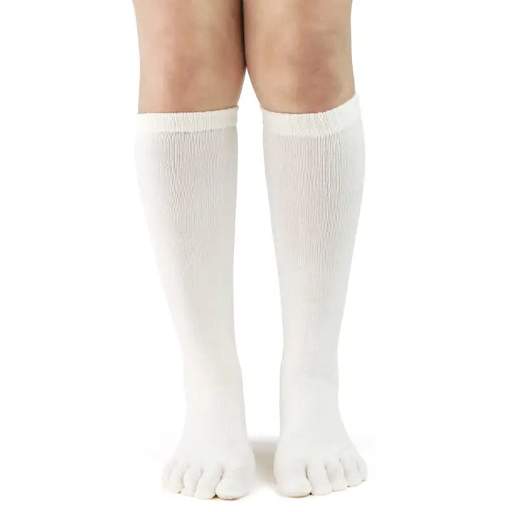 White Toe Socks | Women's Knee-High