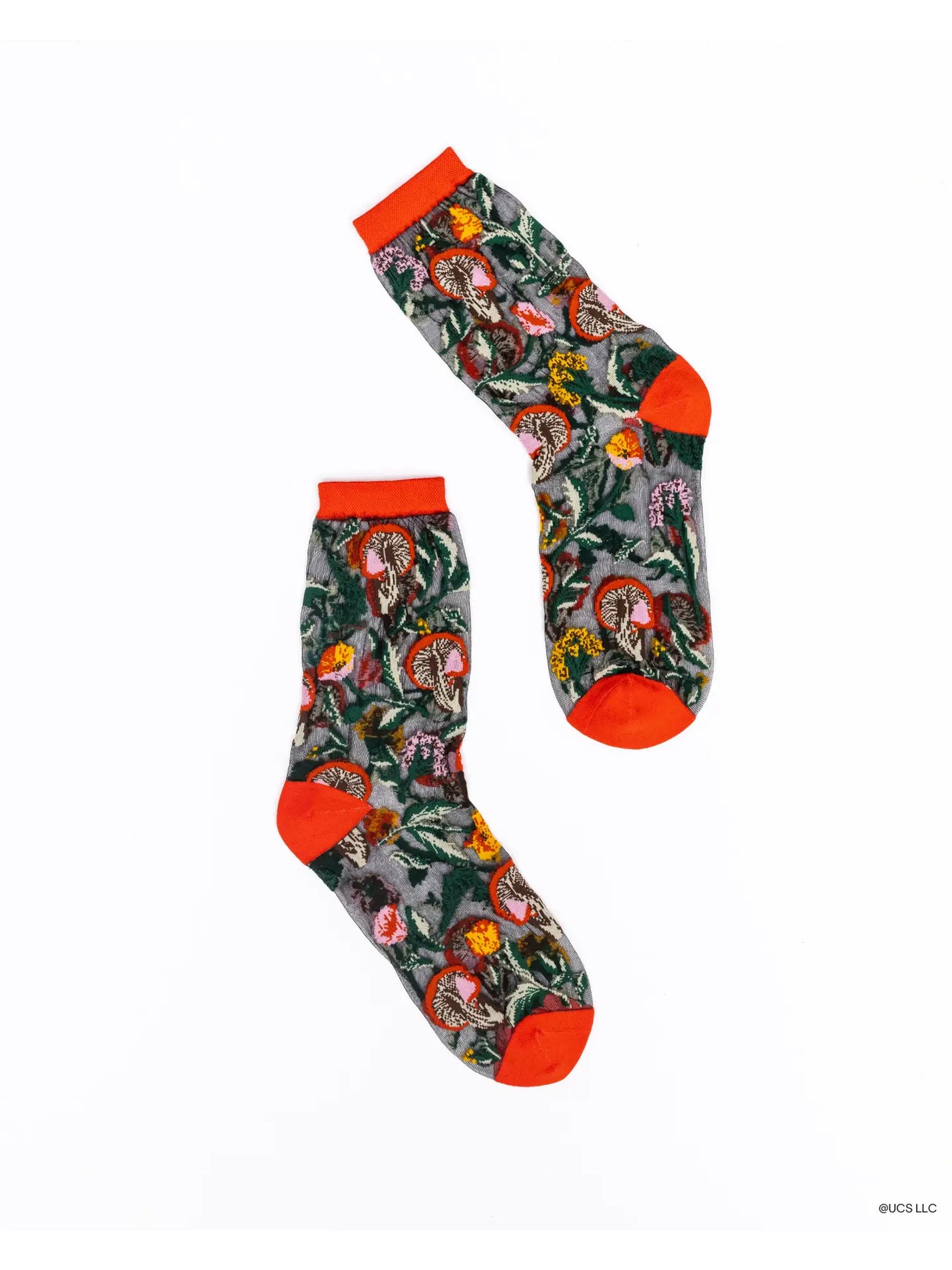 Elphaba Land | Wicked | Black Sheer Crew Sock