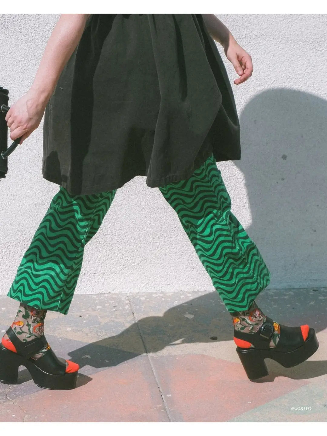 Elphaba Land | Wicked | Black Sheer Crew Sock