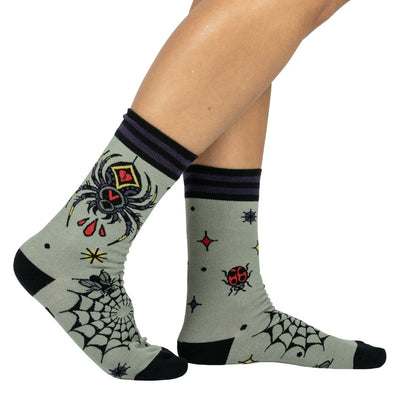 Widow's Web | Crew Socks