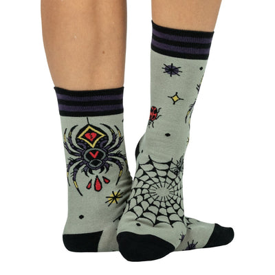 Widow's Web | Crew Socks
