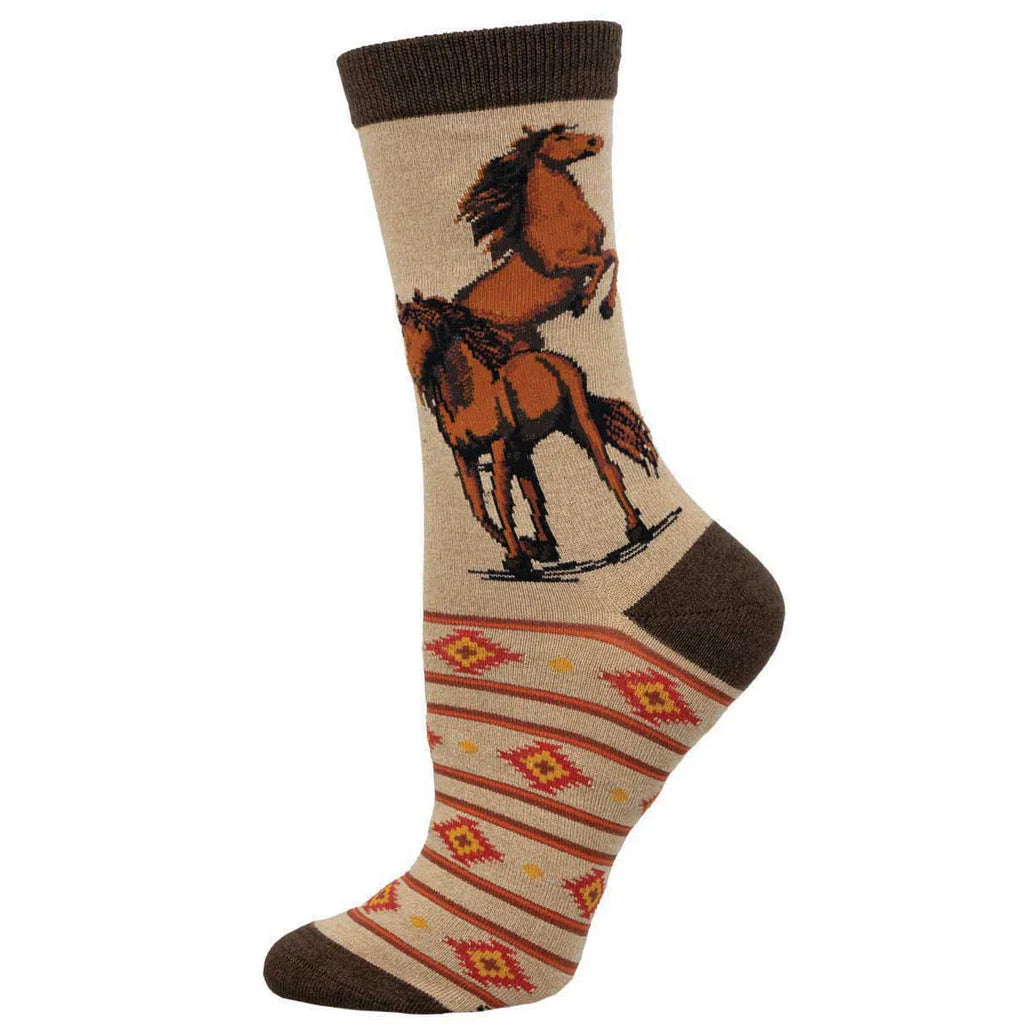 Wild, Wild Horses | Women's Bamboo Crew