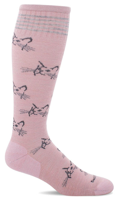 Women's Feline Fancy | Moderate Graduated Compression Socks - Sockwell - The Sock Monster