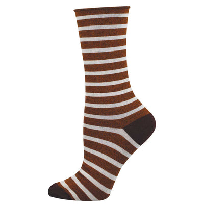 Sailor Stripe | Roll Top | Women's Bamboo Crew