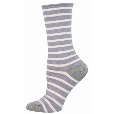 Sailor Stripe | Roll Top | Women's Bamboo Crew