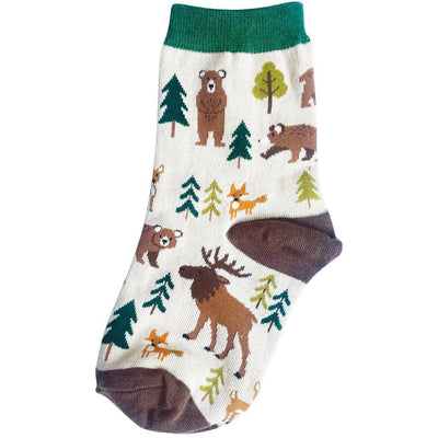 Woodland Creatures Crew Youth - Foot Traffic - The Sock Monster