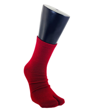 Wool Blend Solid, Tabi Crew - Ninja Socks - Socks Up - The Sock Monster