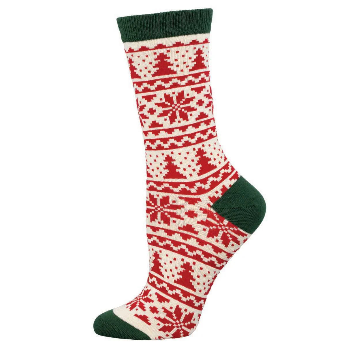 Christmas Fair Isle | Women's Bamboo Crew