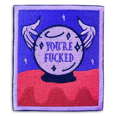 You’re Fucked Fortune Patch - Groovy Things - The Sock Monster