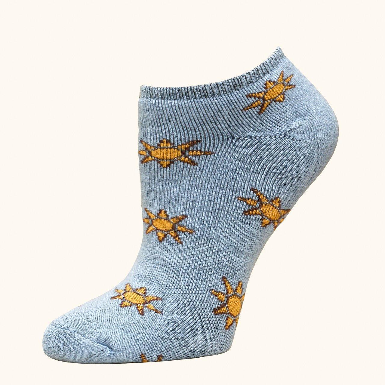 Patterned Footie, 81.6% Organic Cotton, Ankle - Maggie's Organics - The Sock Monster