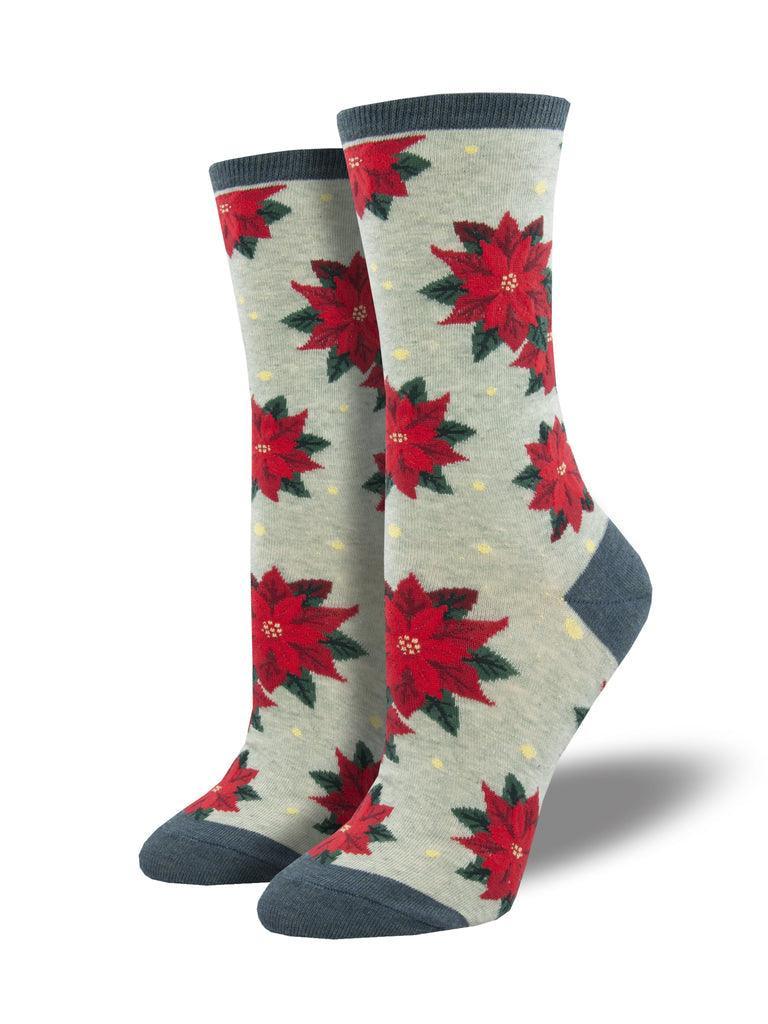 POINSETTIA, Women's Crew - Socksmith - The Sock Monster